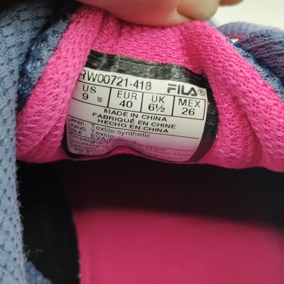 Fila cool Max women's running shoes size 9 wide - Picture 7 of 9